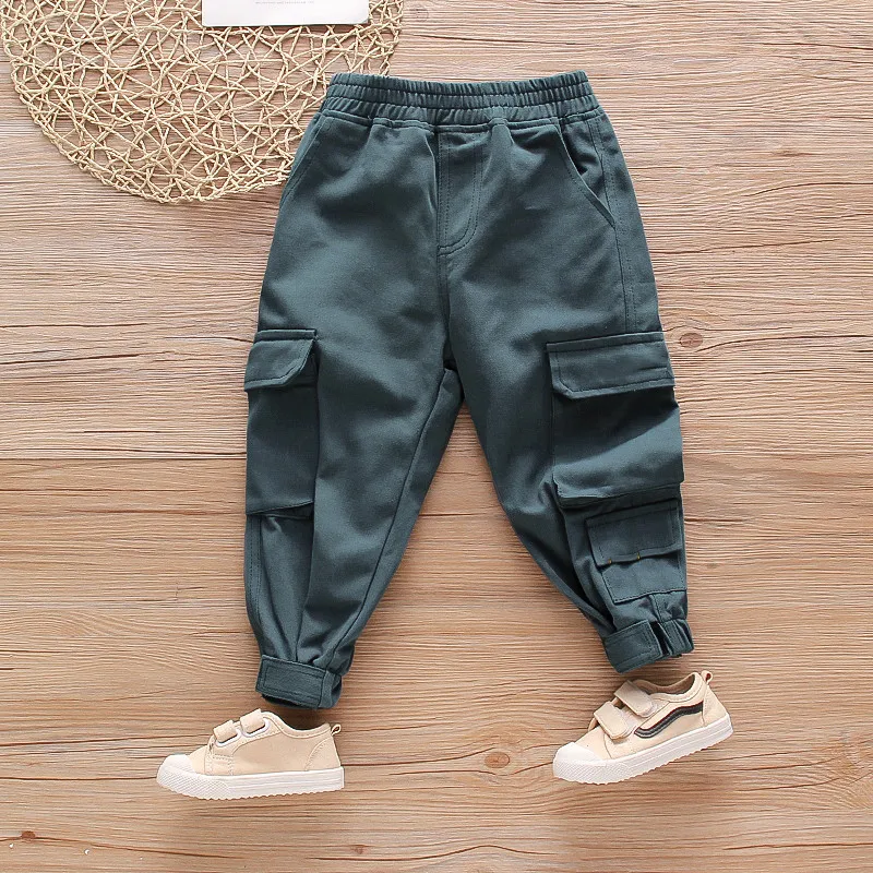 Baby Boys Casual Colorful Elastic Jogger Pants Sweatpants Kids Spring Clothes 2-5 Years Children