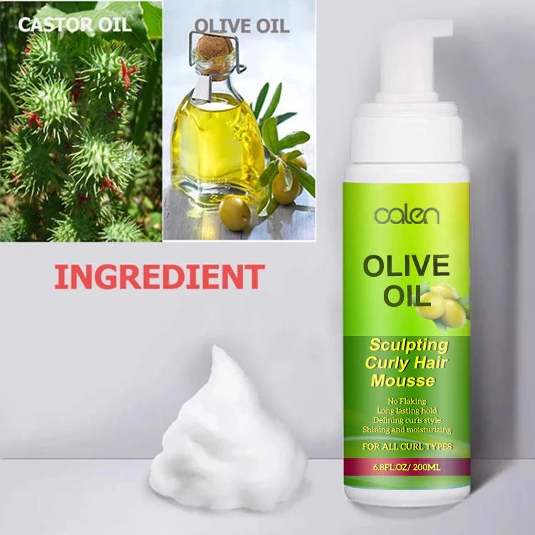 Private Label No Sticky Alcohol Free And Strong Hold Styling Hair Mousse