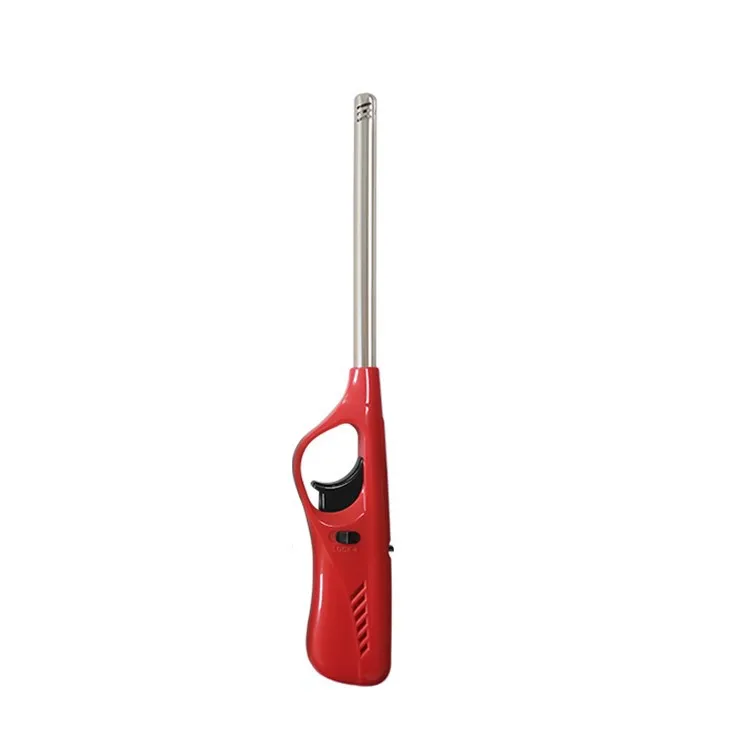  Long Candle Butane Stove BBQ Gas Lighter Wholesale plastic Electric Flame Refillable For Kitchen