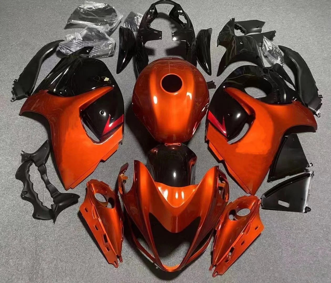 2022 WHSC Motorcycle Fairing Fit For SUZUKI GSXR1300 Hayabusa 2008-2019 ABS Plastic Bodywork Orange