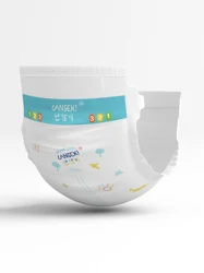 LANSEKI Korea Infant Cotton Breathable Nappies Diapers Baby Diapers In Bulk Disposable Baby Diaper