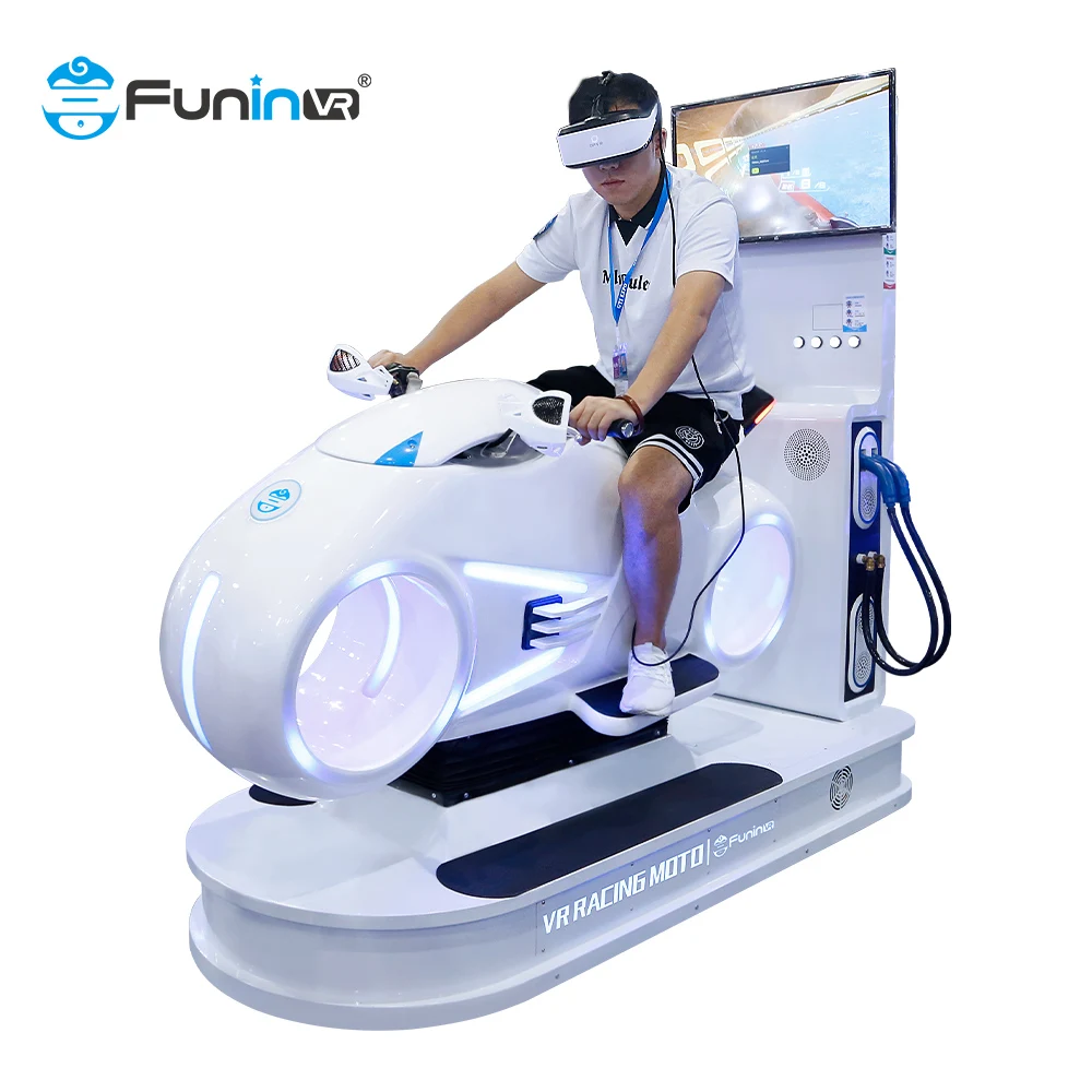 Virtual Simulator Arcade Motor Machine 6D Racing Simulator Chair 3Dof Motion Simulator 9D Vr Motorcycle Racing Car Game Machine