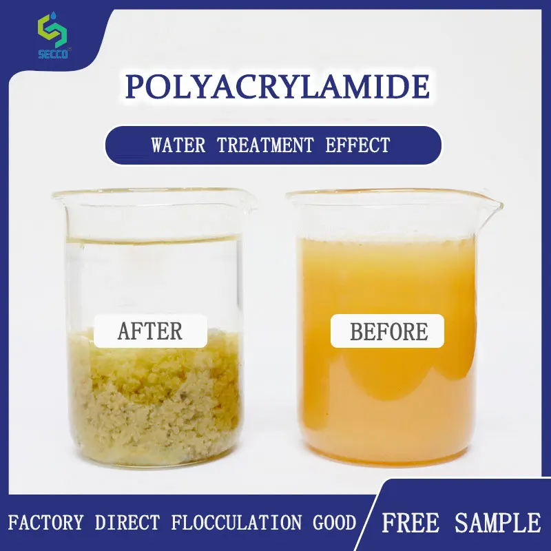 Water Treatment Chemical Polymer Polyacrylamide Powder Flocculation Agent for Plate and Frame Filter Press Machine