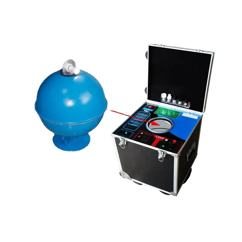 Portable LED Lumen luminous flux test display  handle spectrometer Integrating Sphere