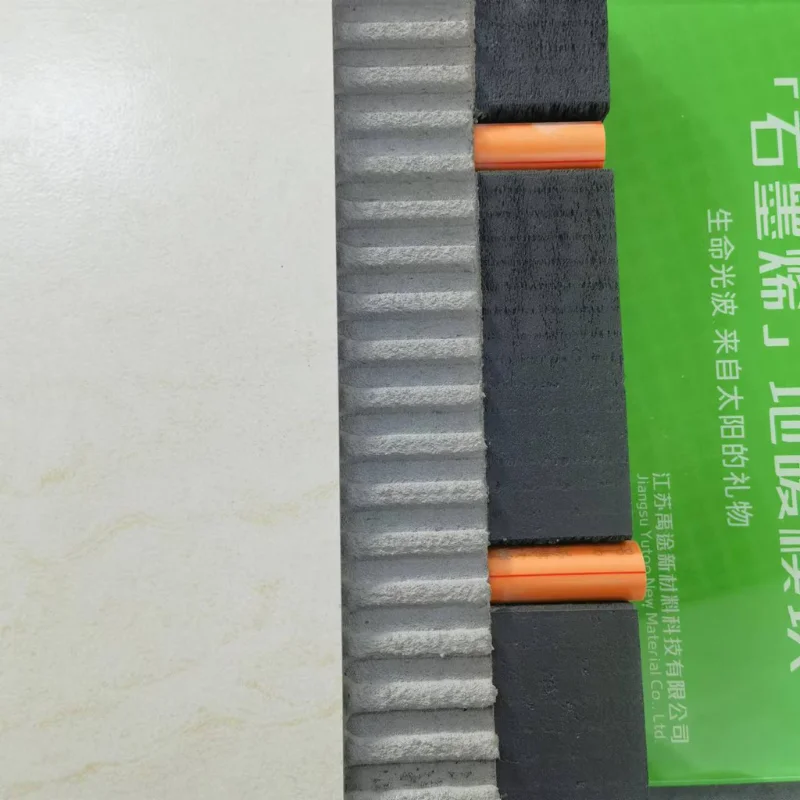High Rigid XPS foam board with Graphene coating used for Underfloor heating panel infrared heating panel