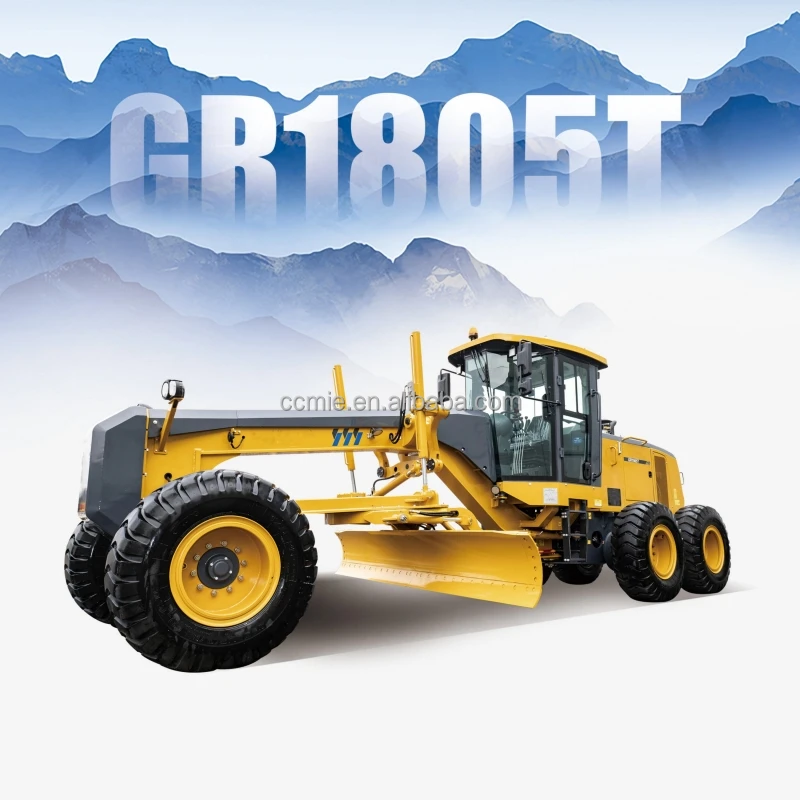 Strong power GR1805T road motor grader for farmland