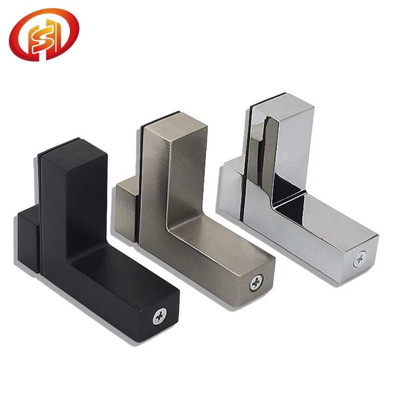 glass clamp bracket holder metal cabinet shelf support adjustable  bracket glass clamp