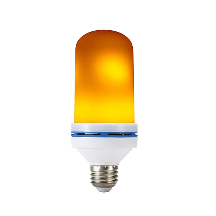 Hot sale christmas decoration flashing effect light bulb gravity sensor led simulation flame light