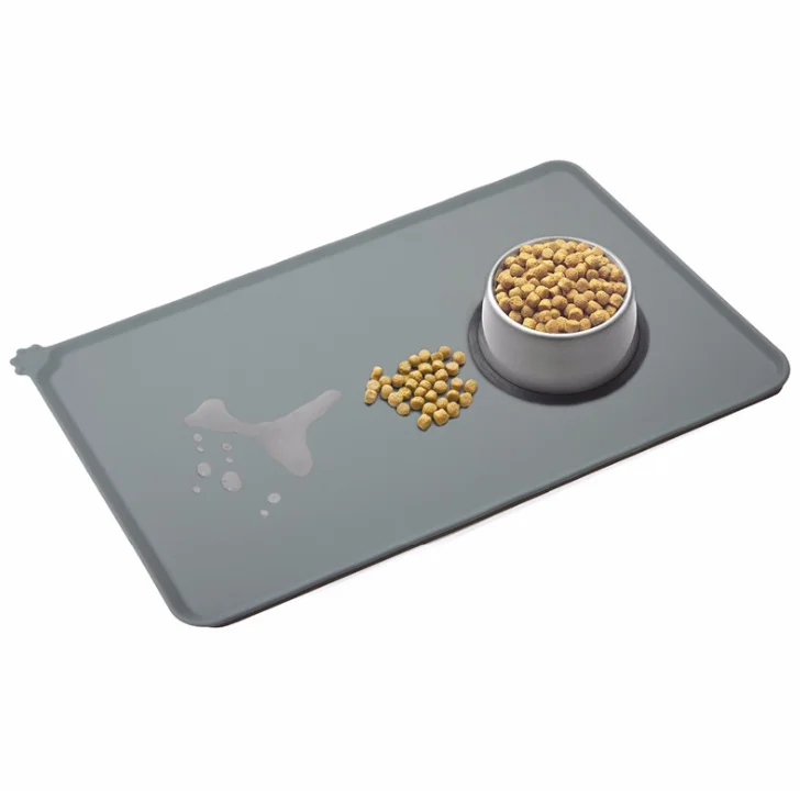Silicone Waterproof Pet Dog Cat Food Feeding Mats Animals Favourite Pet Bowl Mat