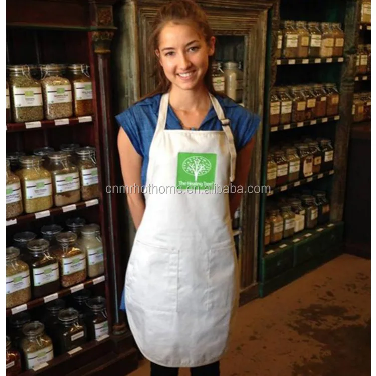 custom supermarket promotion uniform employee work clothing polo t shirt apron vest apron