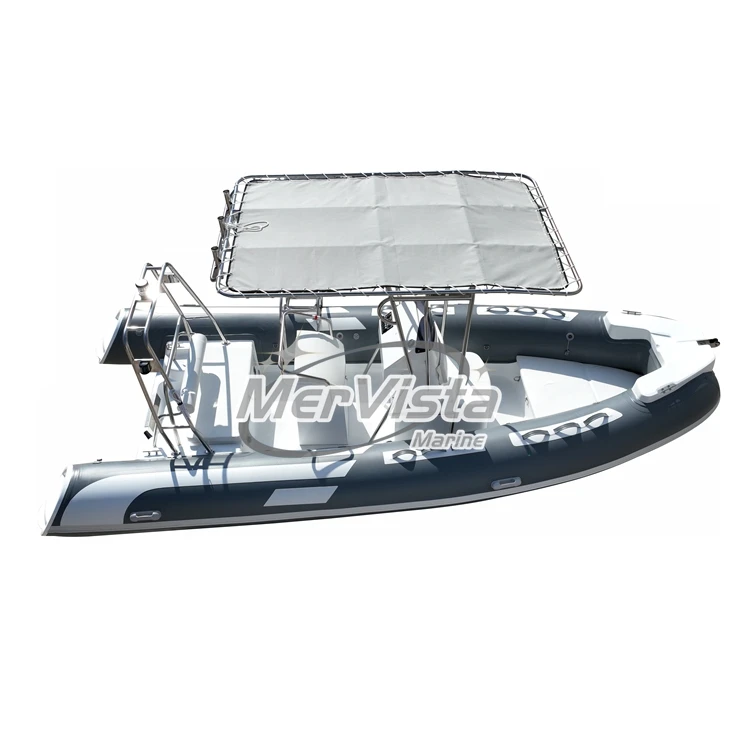 17-футовая Центральная консольная лодка bateau demi rigide rib barci de pescuit sportiv 520 из стекловолокна