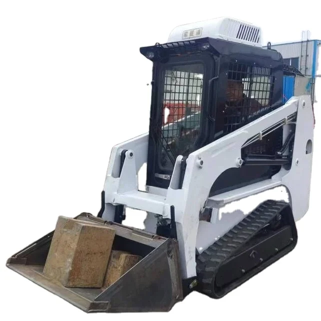 Global Overseas After Sales Service Mini Loader Skid Steer Loader with Closed Cabin