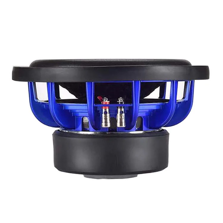 JLD активные динамики 500 Вт синяя корзина хромированная Колонка сабвуфер 10 автомобильная аудиосистема