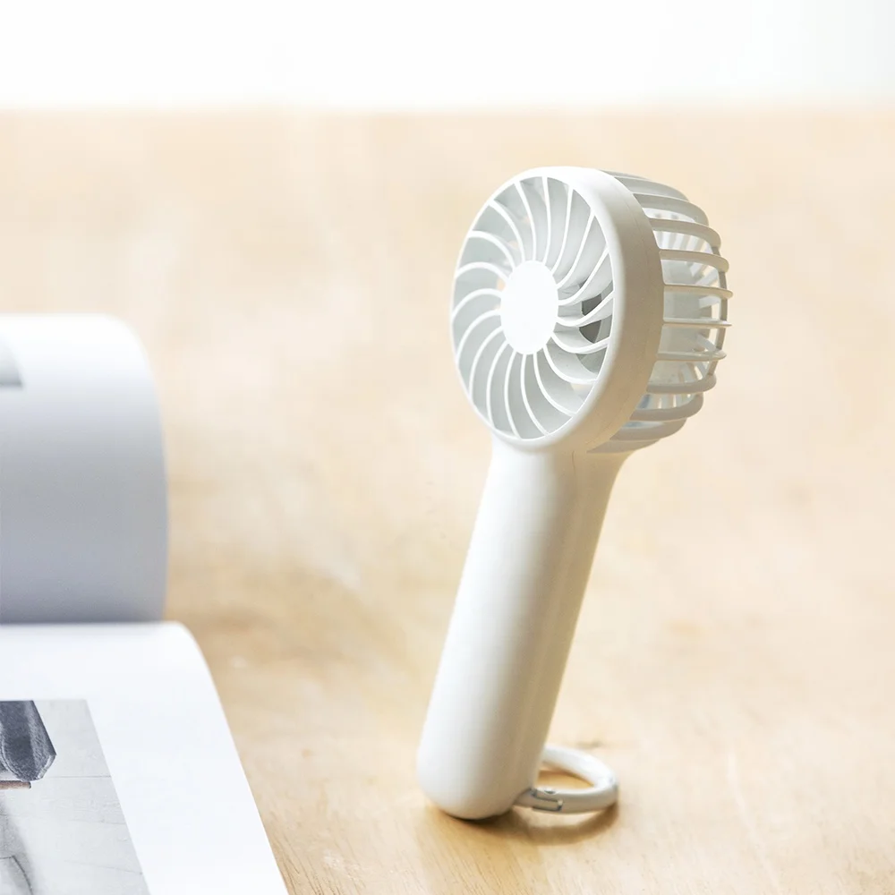 USB Mini Handheld Fan Portable Cute with Four Wind Speeds Custom Logo 5V Electric Power Source Outdoor Household Use
