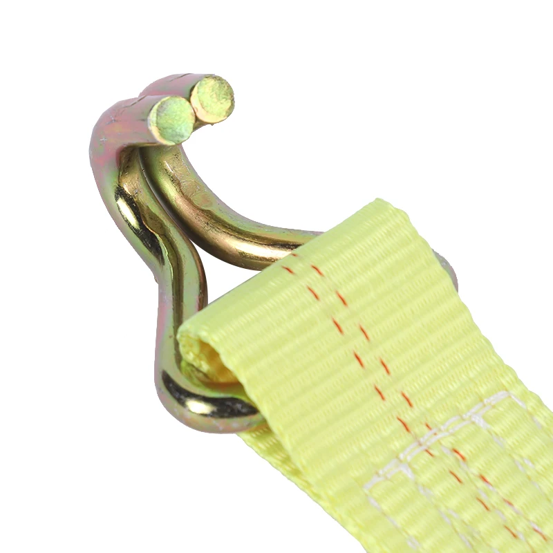 Whole sale  Cheap Price ratchet straps Ratchet Tie Down cargo lashing belt with DoubleJ Hook