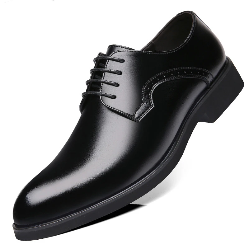 2020 Handmade Classical Italian Shoes Men Genuine Leather Italian Carved Wedding Mens Dress Shoes for Business