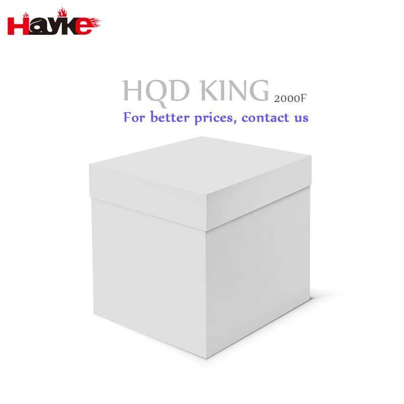 
 100% Оригинальный HQD KING 2000F в наличии Быстрая доставка цветная упаковка дизайн  
