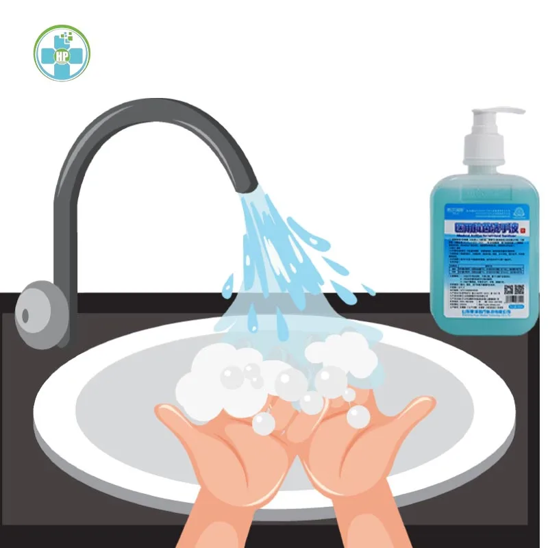 500 millimetres of medical antibacterial sea salt hand sanitizer