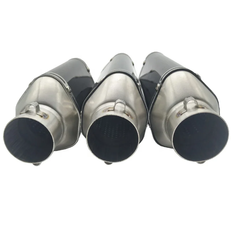  Выхлопной глушитель из углеродного волокна для Akrapovic 51 мм модификация мотокросса FZ6 CBR250 CB600 MT07 ATV внедорожника