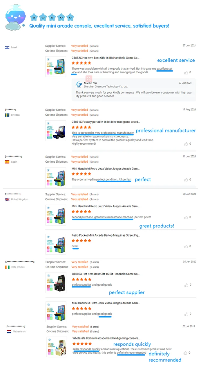 High Quality Bartop Arcade Machine Coin Operated Arcade Retro Console Game  Toys for Kids