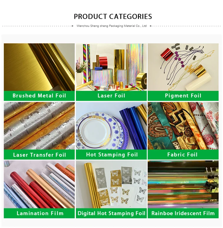 Пластиковая пленка Золотая матовая Фольга для горячего тиснения для широкого пластика