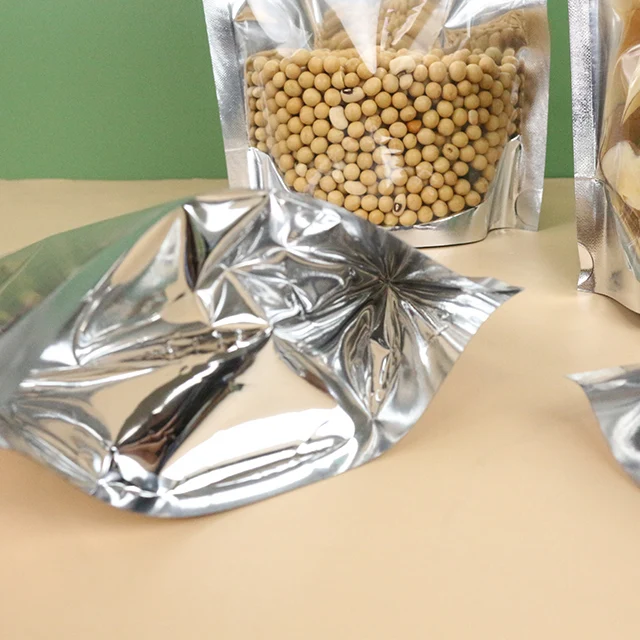 Clear Window 250g Spices Seasoning Packaging Bag Custom Recyclable Reusable Stand up Pouch Food Packing Bags for Seasoning