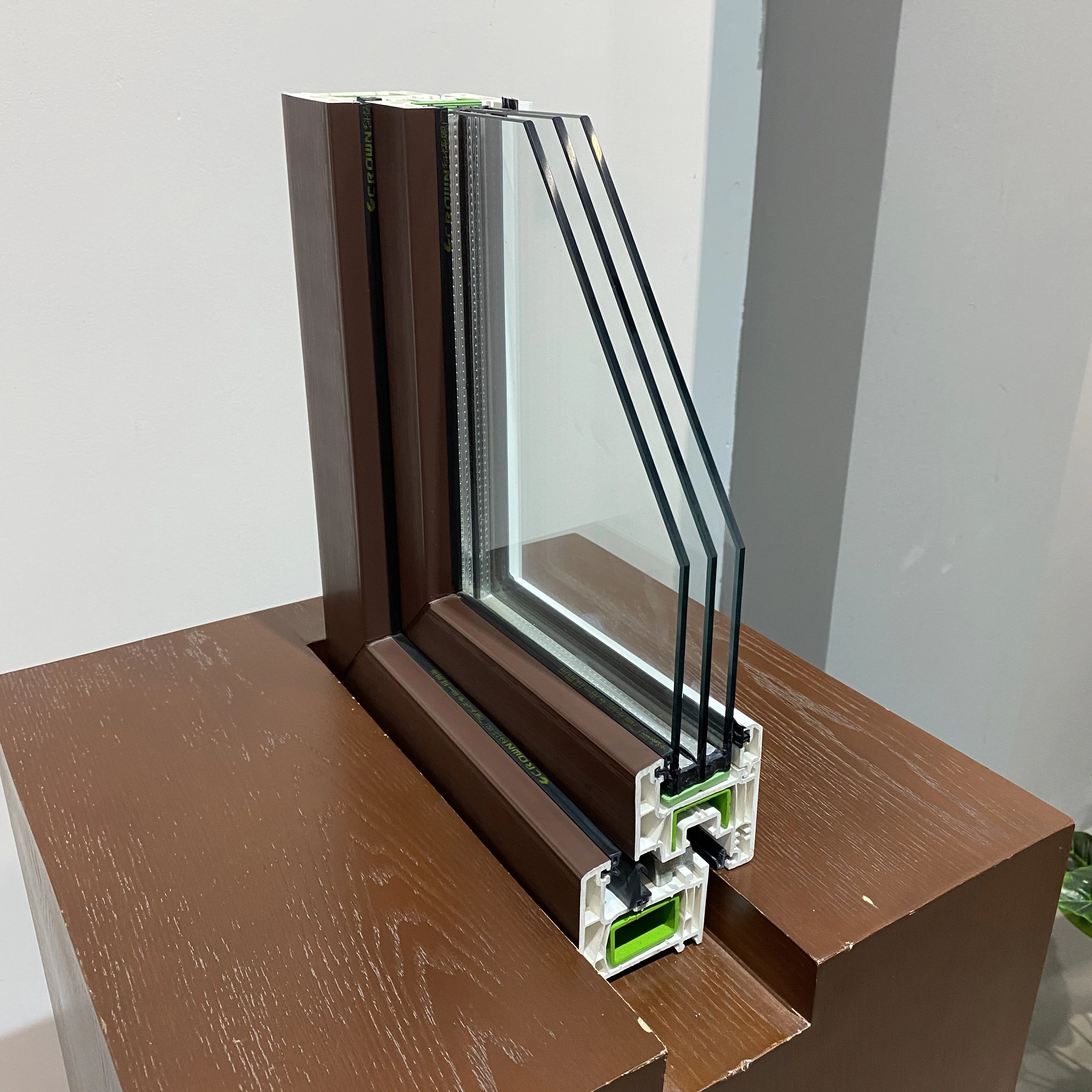 Upvc окна москитная сетка upvc наклона и поворота белые двойной профиль окон