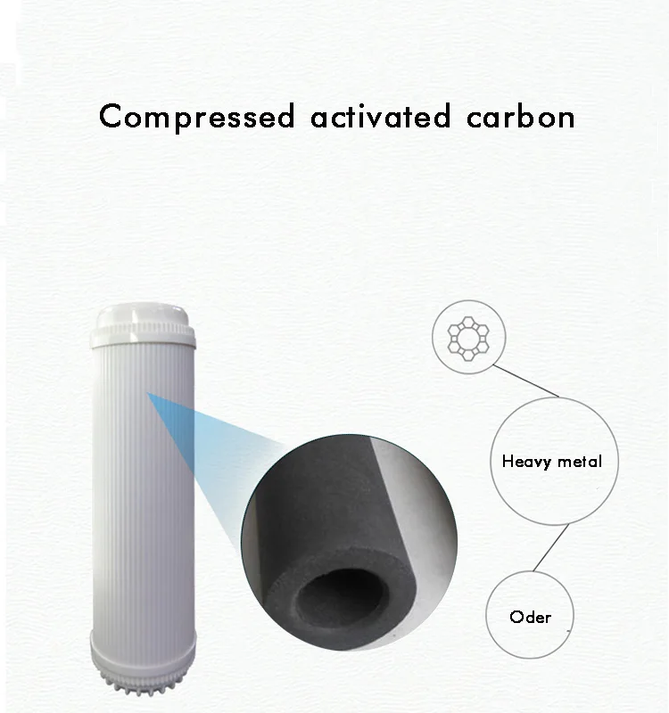 10 inch water filters cartridge PP GAC CTO UF T33 filters for  household water filter