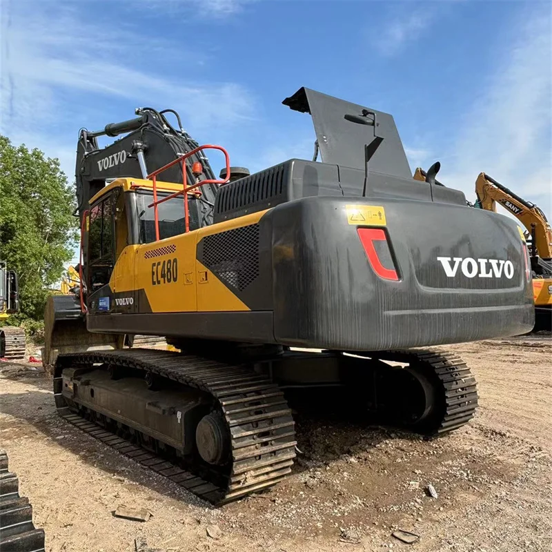 Лидер продаж гусеничный экскаватор Volvo EC480 высокое качество 100% готовность хорошее состояние низкая цена двигатель Caterpillar Komatsu