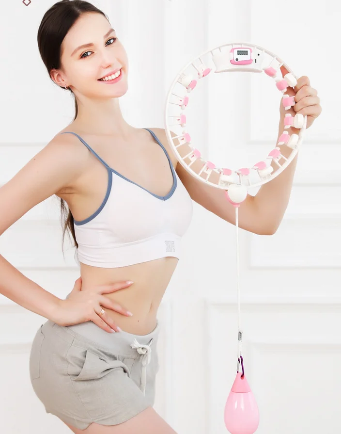 JINDAOKANG Himirror hula hoop Physical Fitness equipment weight loss  exercise fitness hula-hoop Belt massager