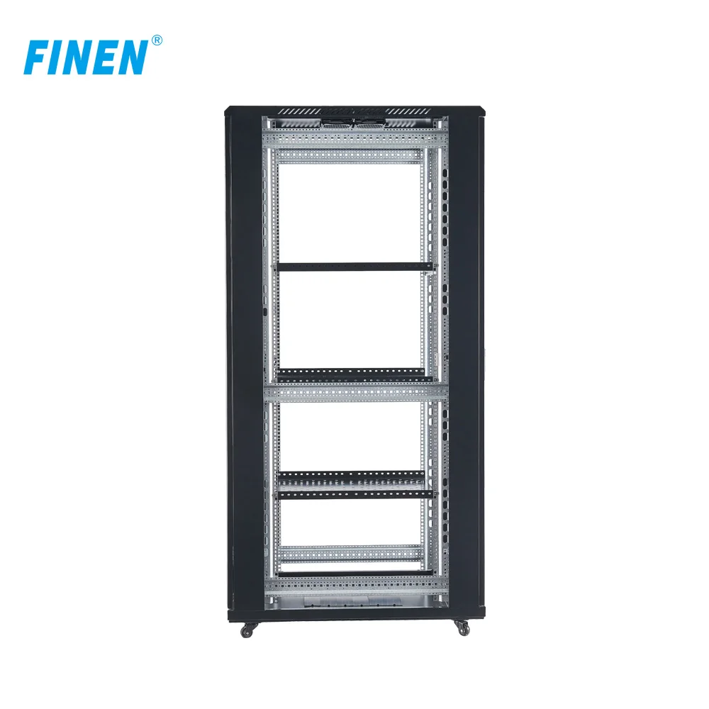 FINEN 600mm*1000mm*42U Adjustable Network Data Center Servers and Workstations 42U Rack Server Cabinet
