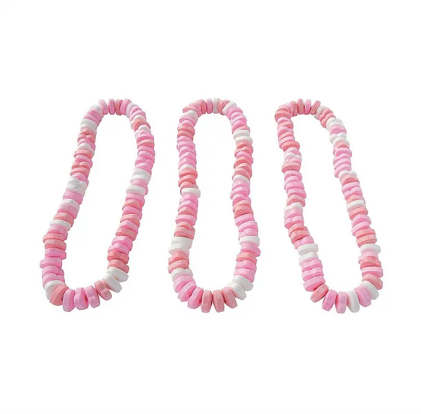 candy bracelets with Individually Wrapped Dextrose candy necklace with colorful bead fruity  19g/pc 100pcs/bag OEM AVAILABLE