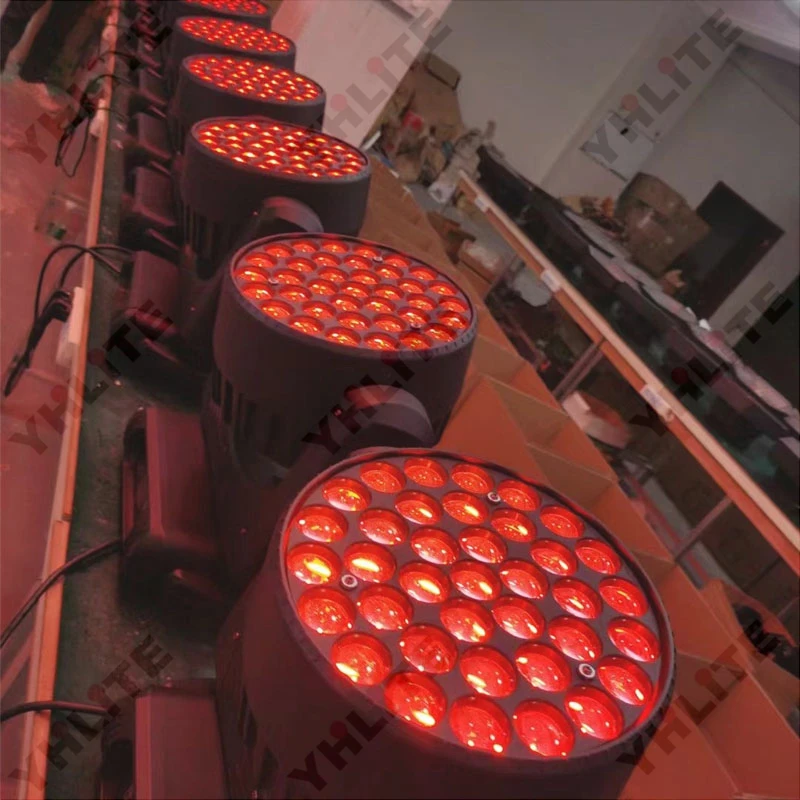 Сценическое освещение 37*15w 20W 4 в 1 rgbw смешанные цвета светодиодный зум моющийся движущийся головной свет Аренда