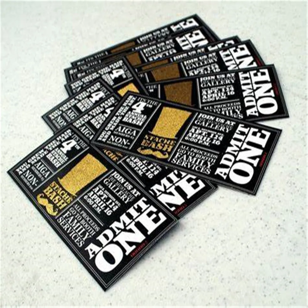 
Hot Sale High Quality Factory boarding pass Airline Flight Ticket Printing Airline ticket booking conference and exhibition 