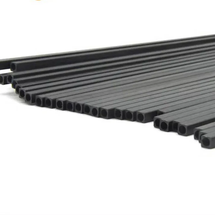 Manufacturer direct selling customization4,3,2,1.7,1.4mm carbon fiber square tube Carbon fiber tube