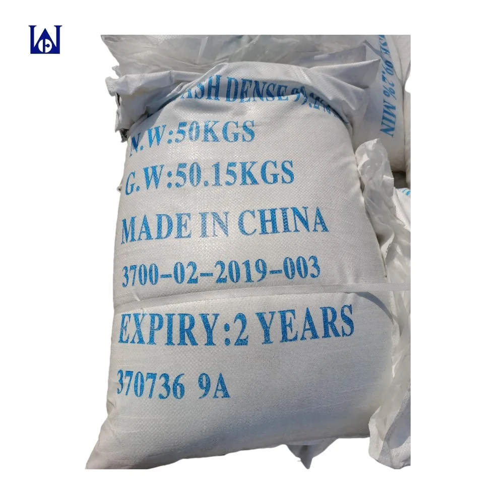Manufacturer double ring price per ton carbonate de sodium 25 kg carbonate light dense 99.2% powder sodium soda ash