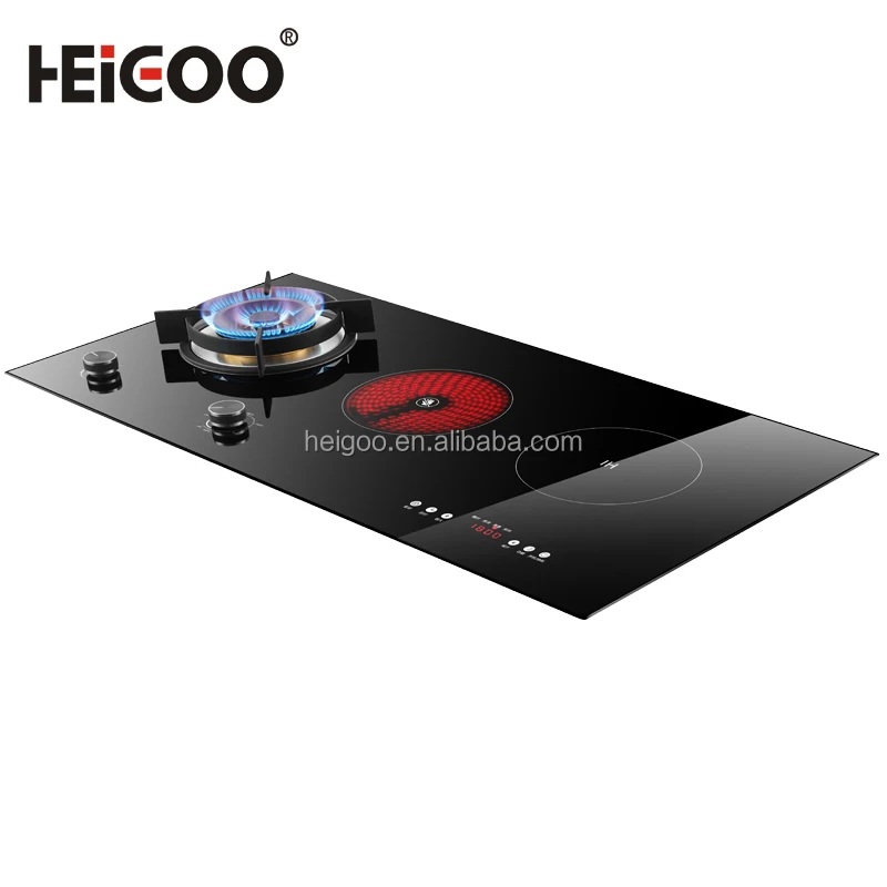 3 burners built-in and countertop gas stove and electric induction cooker and infrared ceramic cooker