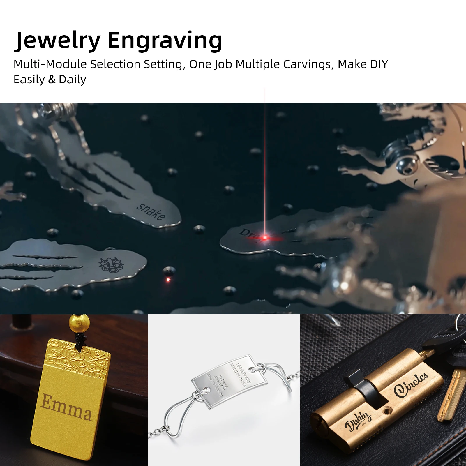 Laser Engraver Machines Portable Laser Engraving Mini Laser Printer With Blue tooth App Control For DIY Logo Design