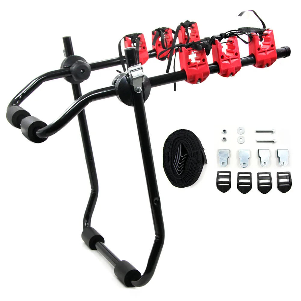 Amazon Hot Sell Quick Release Bike Rack Rear Carrier. Hitch Mount Bike Carrier For 3 Bikes/