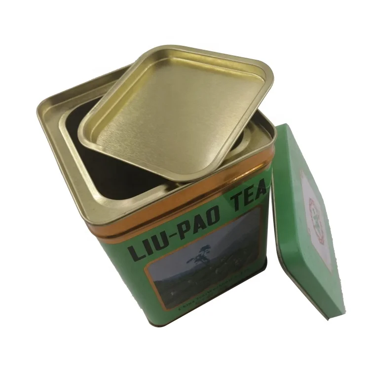Manufacturer Supplier Square Metal Tin Can Tea Gift Tin Can Box