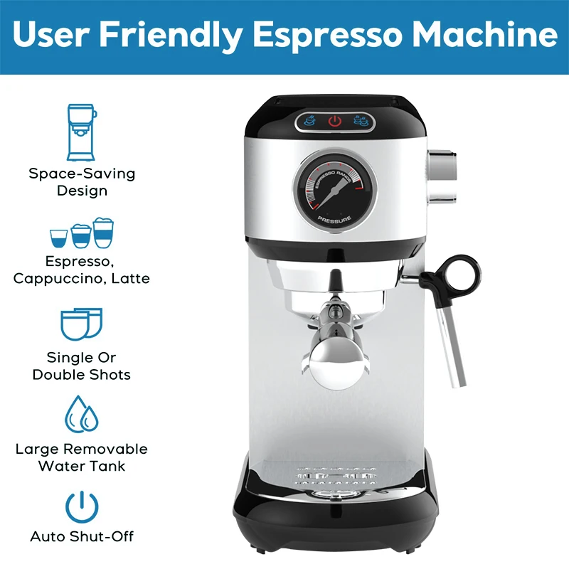 home use espresso coffee machine italian cafetera expresso china cappuccino maker restaurant espresso coffee maker