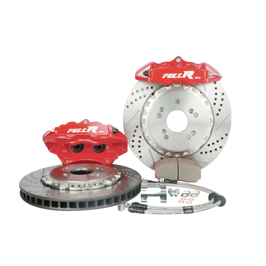 Big  Racing Brake Caliper 4 piston Caliper Sports Brake 4 Piston Disc 355*28 mm Big Brake Kits For Infiniti Q50