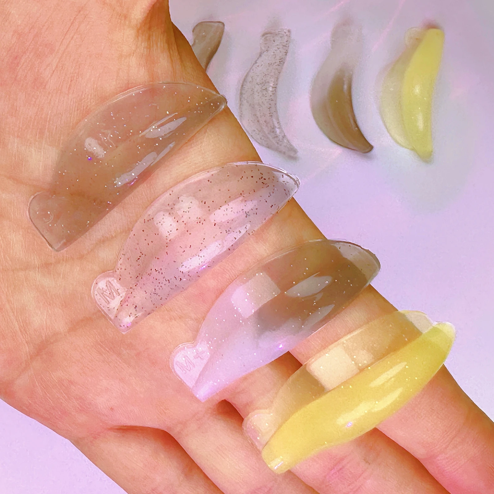 Flex Shields Self Sticky Silicone Lash Lift Pad No Glue Soft Eyelash Perm Rod LC Curl Lami Rollers Soft Flex Rods Upgraded Pads