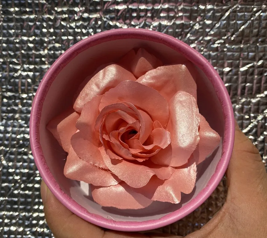 Make Your Own Long Lasting Brighten Cheek Highlighter Blusher Glitter Petals Flowers 3D Rose Blush