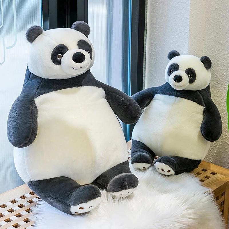 55cm New Super Soft Cute Cartoon Animal Panda Husky Dog Crocodile Duck Tiger Stuffed Plush Toy Pillow almohada de felpa
