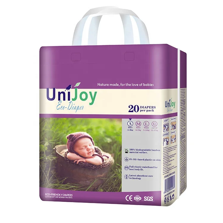  Высококачественные бамбуковые детские подгузники Unijoy от китайского