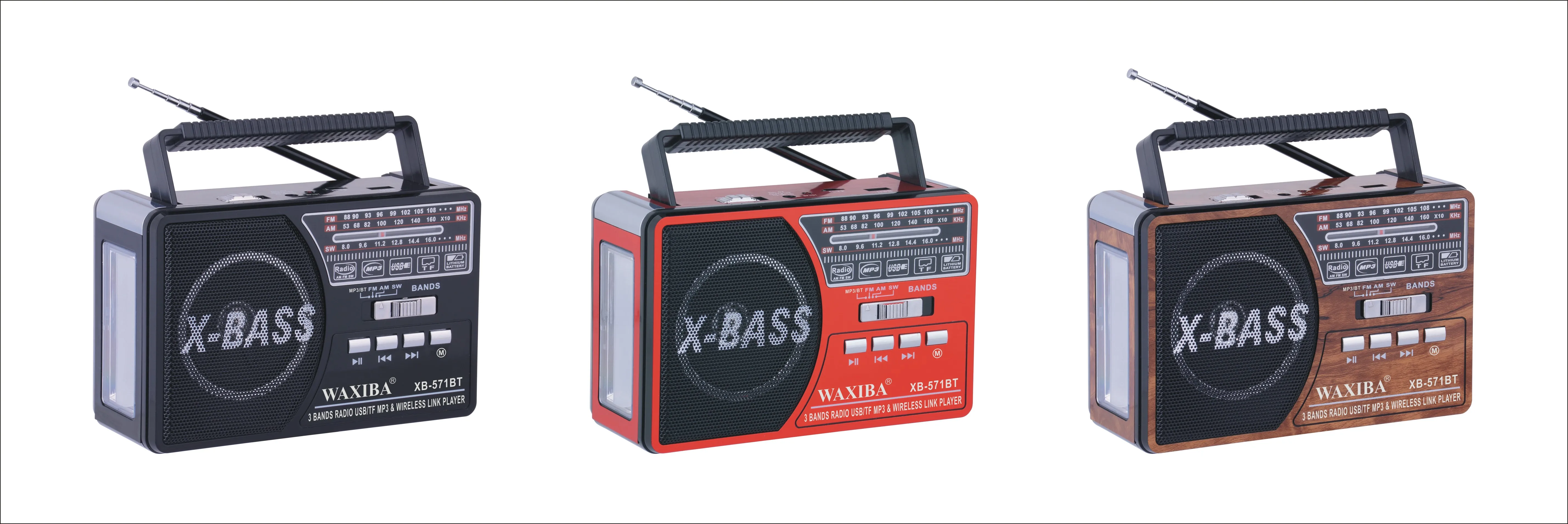 XB-571BT AM FM радио комплект приемник с USB маленькая Беспроводная Связь Динамик BT waxiba Портативный Радио