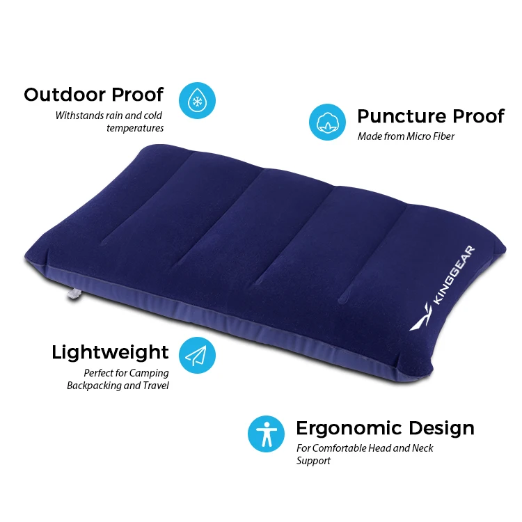KingGear Cheap Lightweight Environmentally Friendly PVC Square Travel Inflatable Camping
