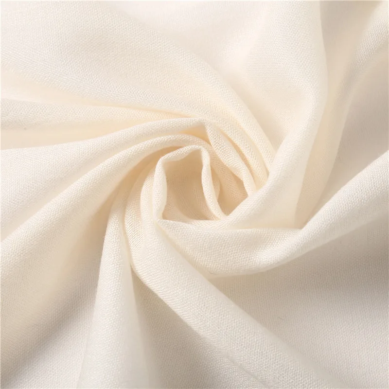 Hot selling solid color fabric scarf fashion autumn winter 200 * 70cm tassel thin women scarf