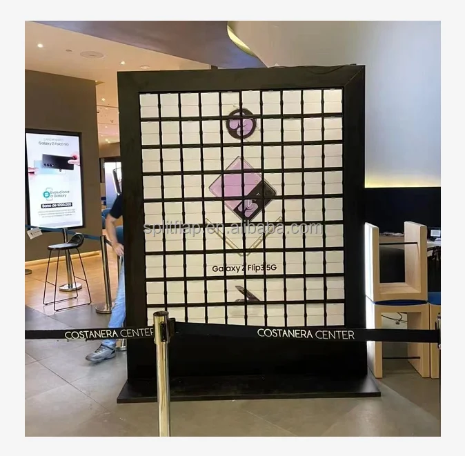 split flap mobile phone Brand shop sign split flap display